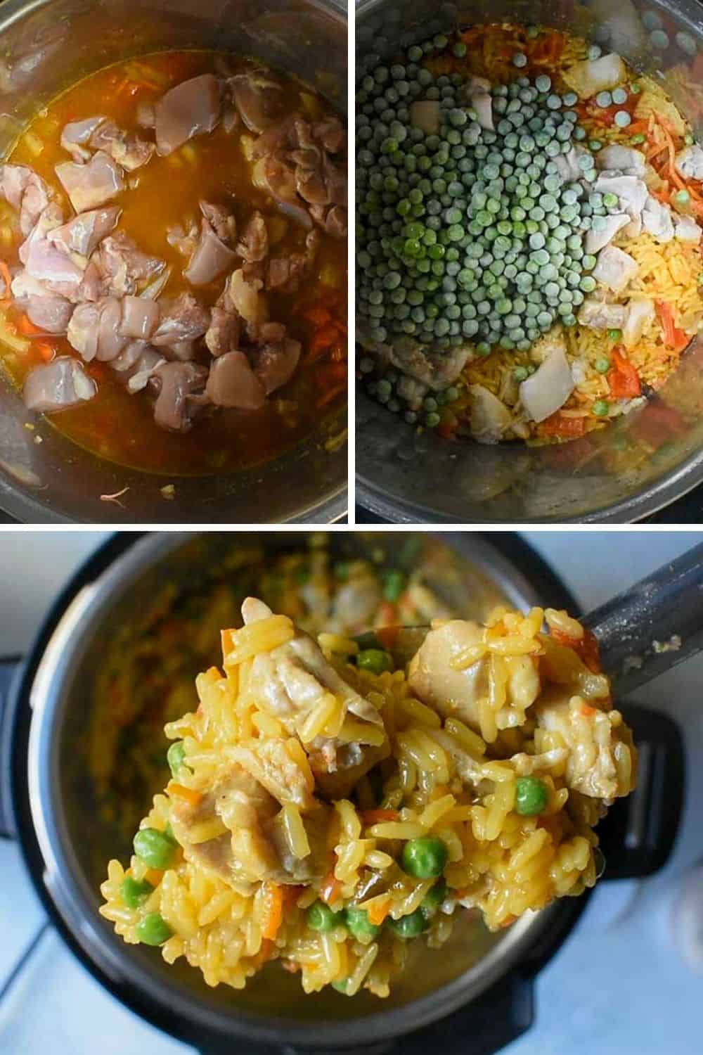 Instant Pot Chicken and Yellow Rice